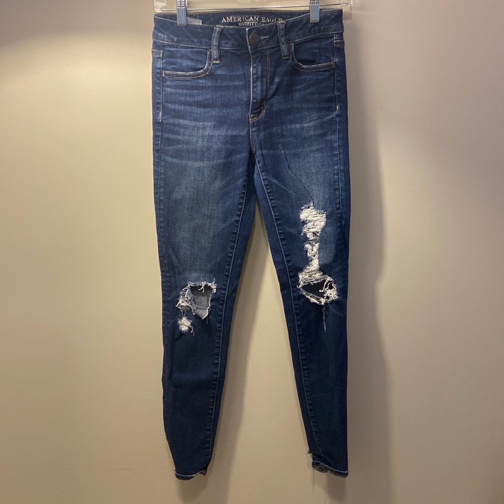 American Eagle Ripped Skinny Jeans